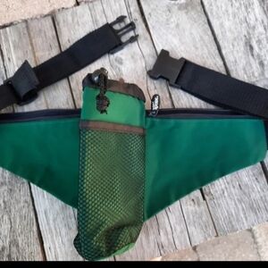 Koozie fanny pack beverage holder forest green